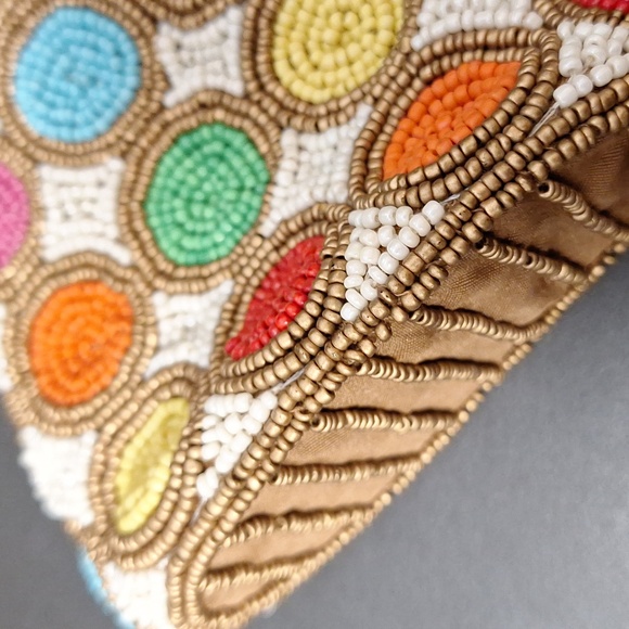 David Jeffery Hand Beaded Small Purse - Picture 5 of 5